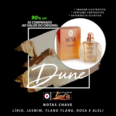 Perfume Similar Gadis 418 Inspirado em Dune Feminino Contratipo